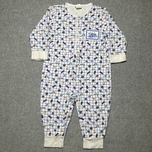 Vintage Agabang 24M/2T 1 Pc Romper Dog Gingham Duck Fire truck Bike Toys